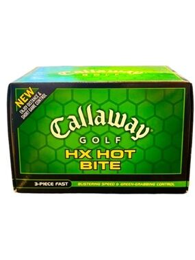 🆕-Callaway HX Hot Bite Golf Balls. One Dozen. New in box.